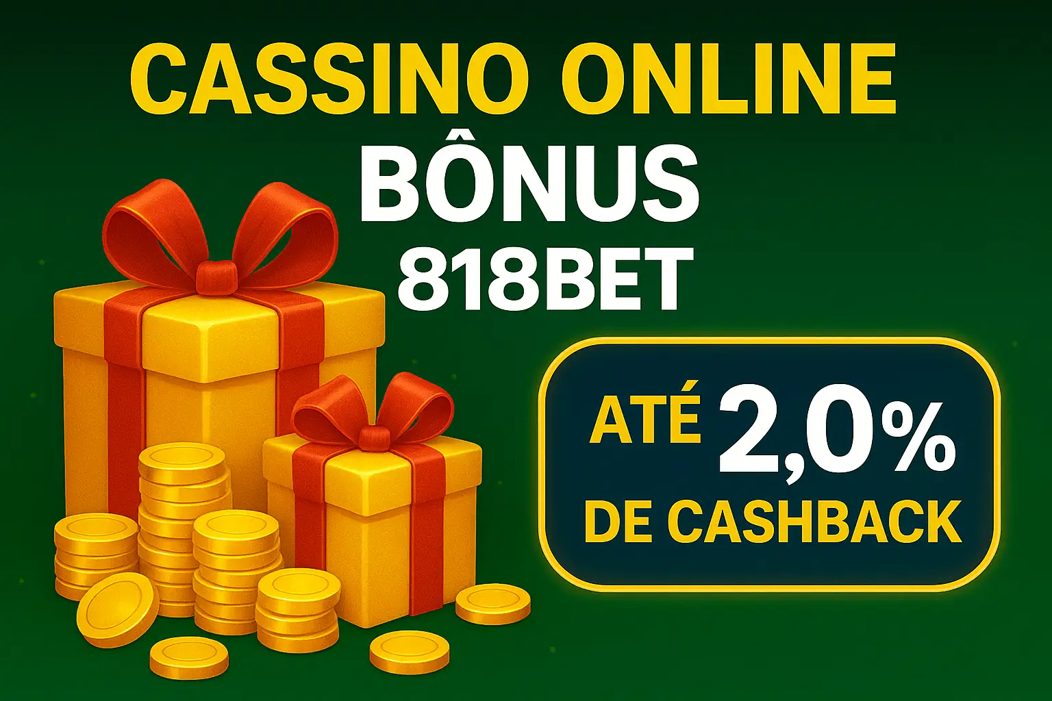 O bônus promocional 818BET é uma ótima maneira de começar sua aventura