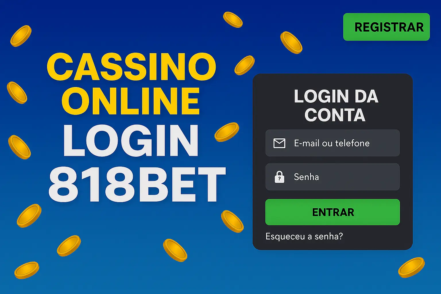 Registro na 818BET Garante Acesso a uma Vasta Seleção de jogo